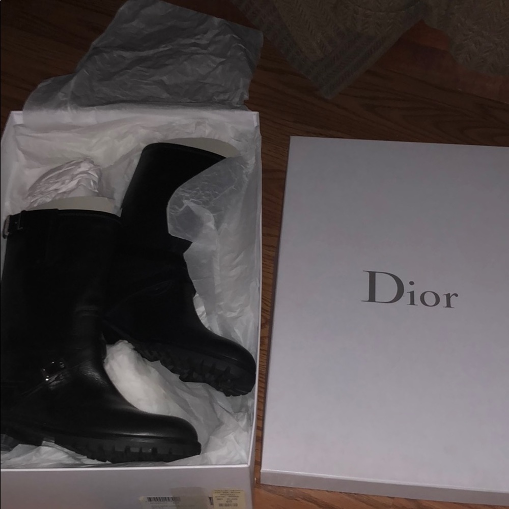 (BRAND NEW) Original Dior Women’s Black Boots - Picture 6 of 8